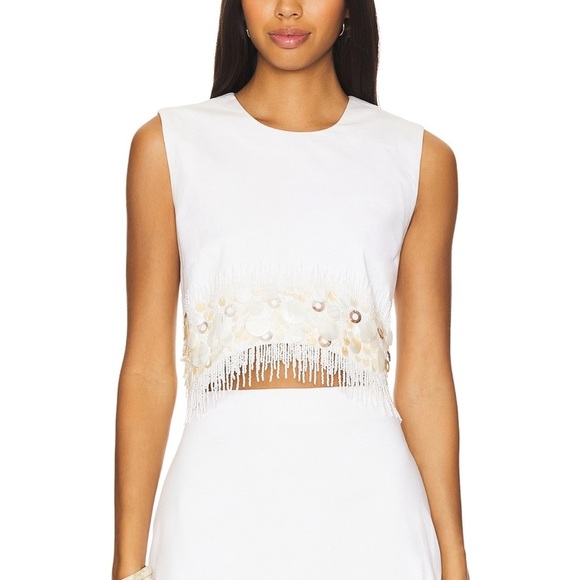 NWT AMUR set - Antonella Shell Beaded Top & Nell’s skirt - size 6 - MSRP $556 - Picture 4 of 13